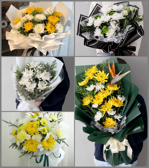贵州六盘水盘县英武镇白事花束代送